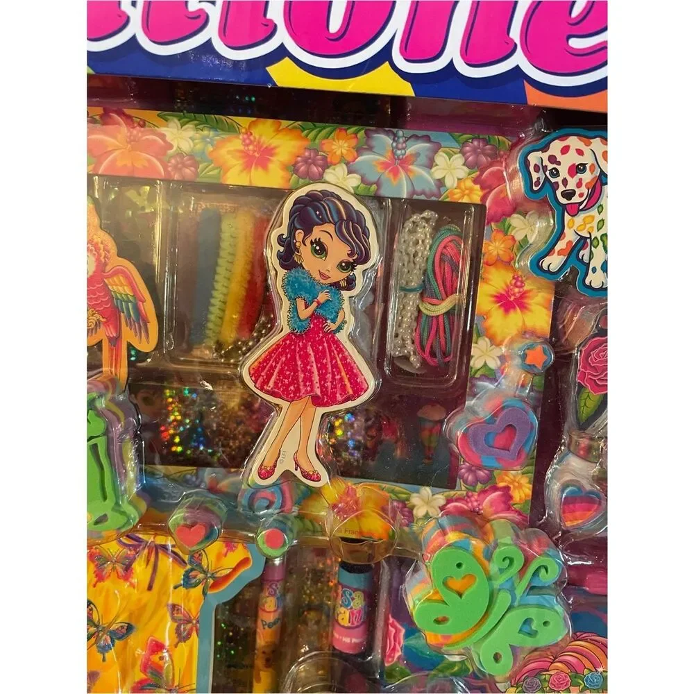 Lisa Frank Star-Studded Stationery Set - Rainbow Colors Y2K Rare Set 750 piece
